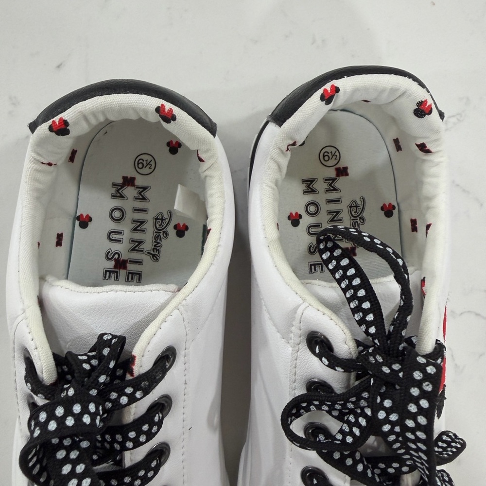 Disney White and Black Kids Sneakers - Picture 7 of 14